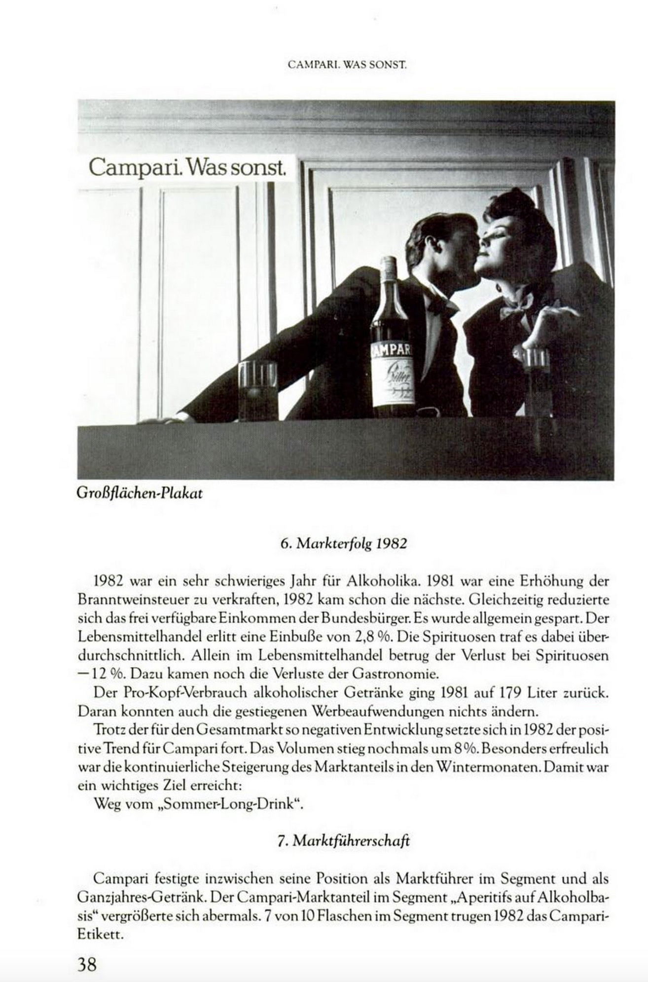 Campari Großflächen-Plakat von Reinhard Spieker, ADC-Dokumentation