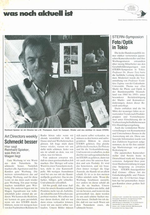 Reinhard Spieker in der Presse