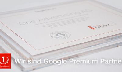One Advertising AG ist Google Premium Partner