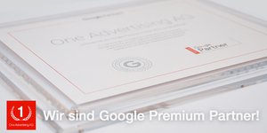 One Advertising AG ist Google Premium Partner