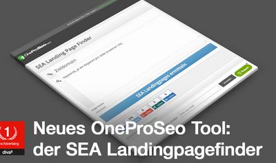 OneProSeo SEA Landingpage-Finder