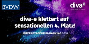 4. Platz für diva-e im Internetagentur-Ranking