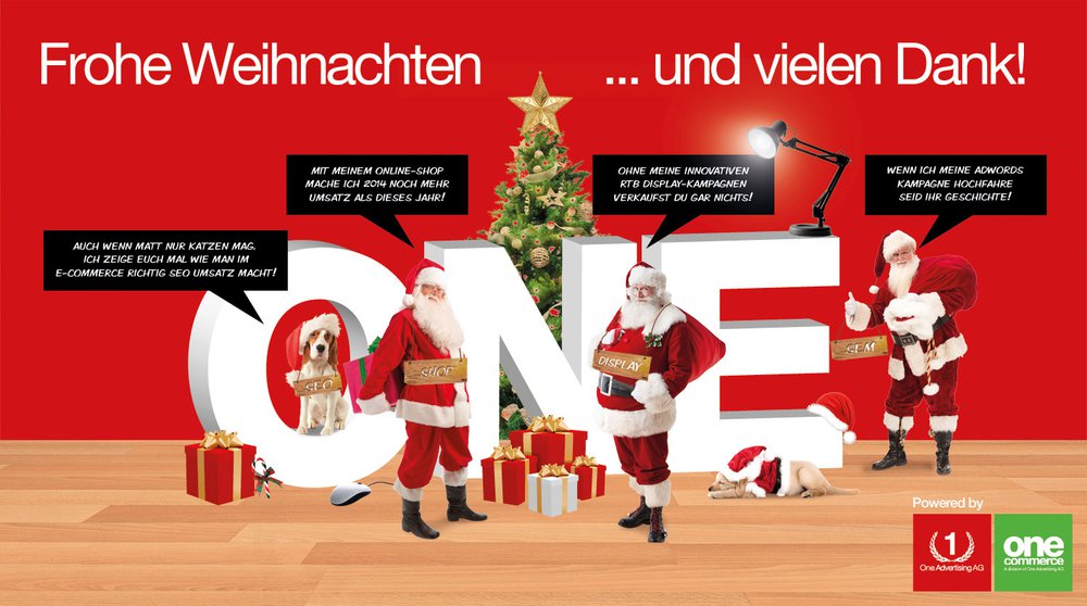 Frohe Weihnachten. Und vielen Dank!