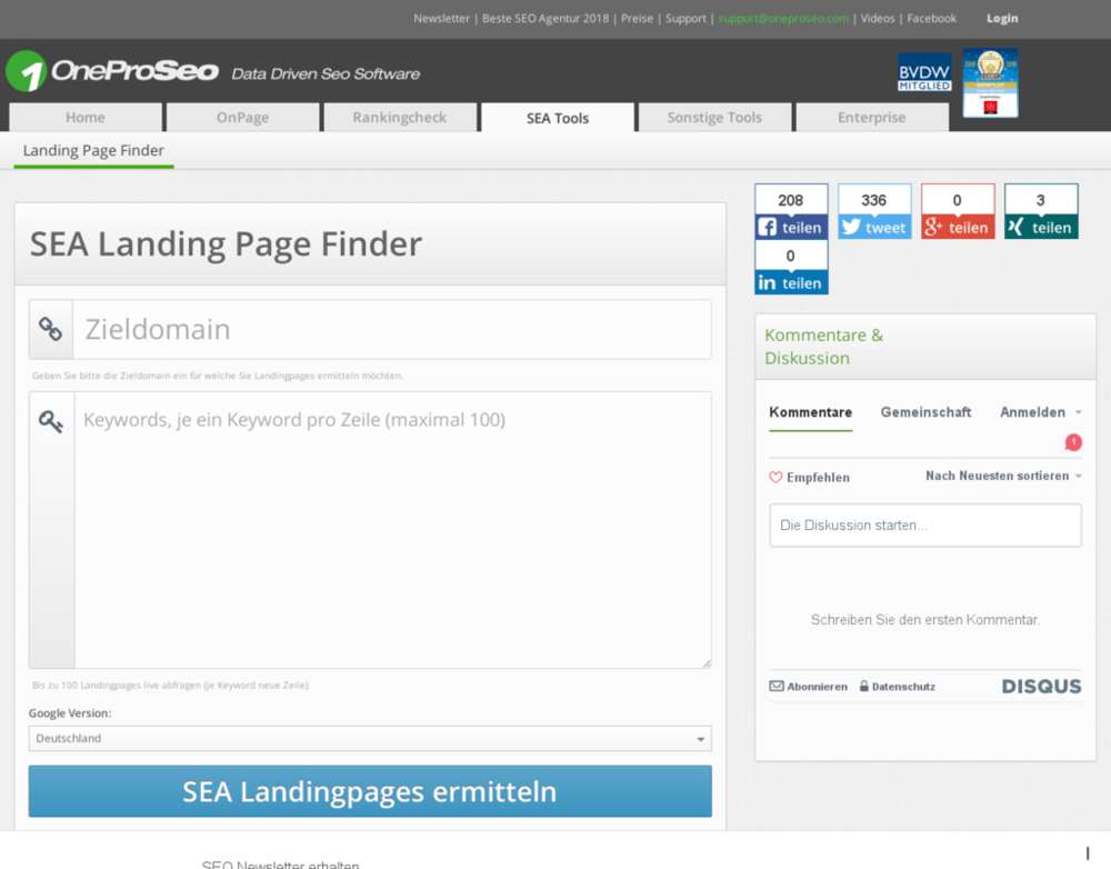 landingpagefinder