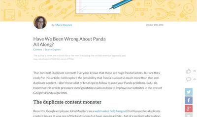 Moz Blog Neubewertung des Panda-Filters