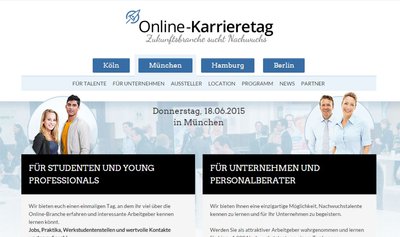 Online-Karrieretag München Programm