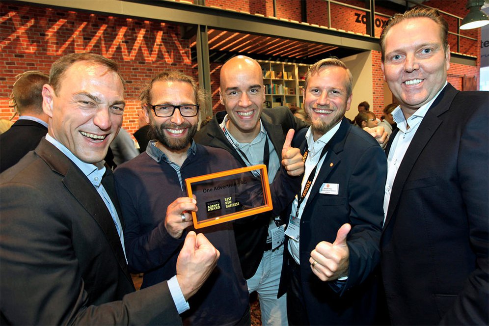 Die One Advertising AG erhält zanox Best New Business Award 2015